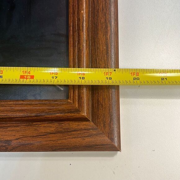 ‎Sad clown wood framed portrait - Picture 6 of 7